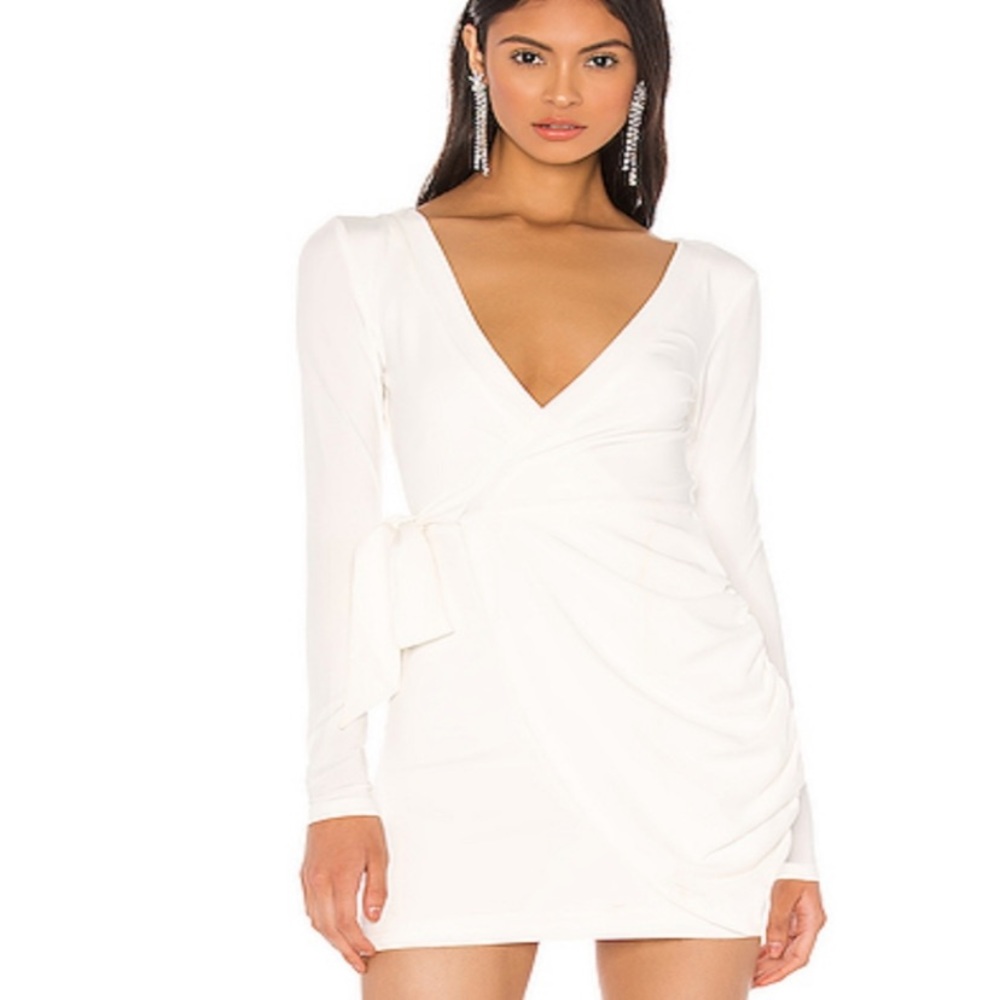 NWT Superdown Sierah Jersey Wrap Dress Small